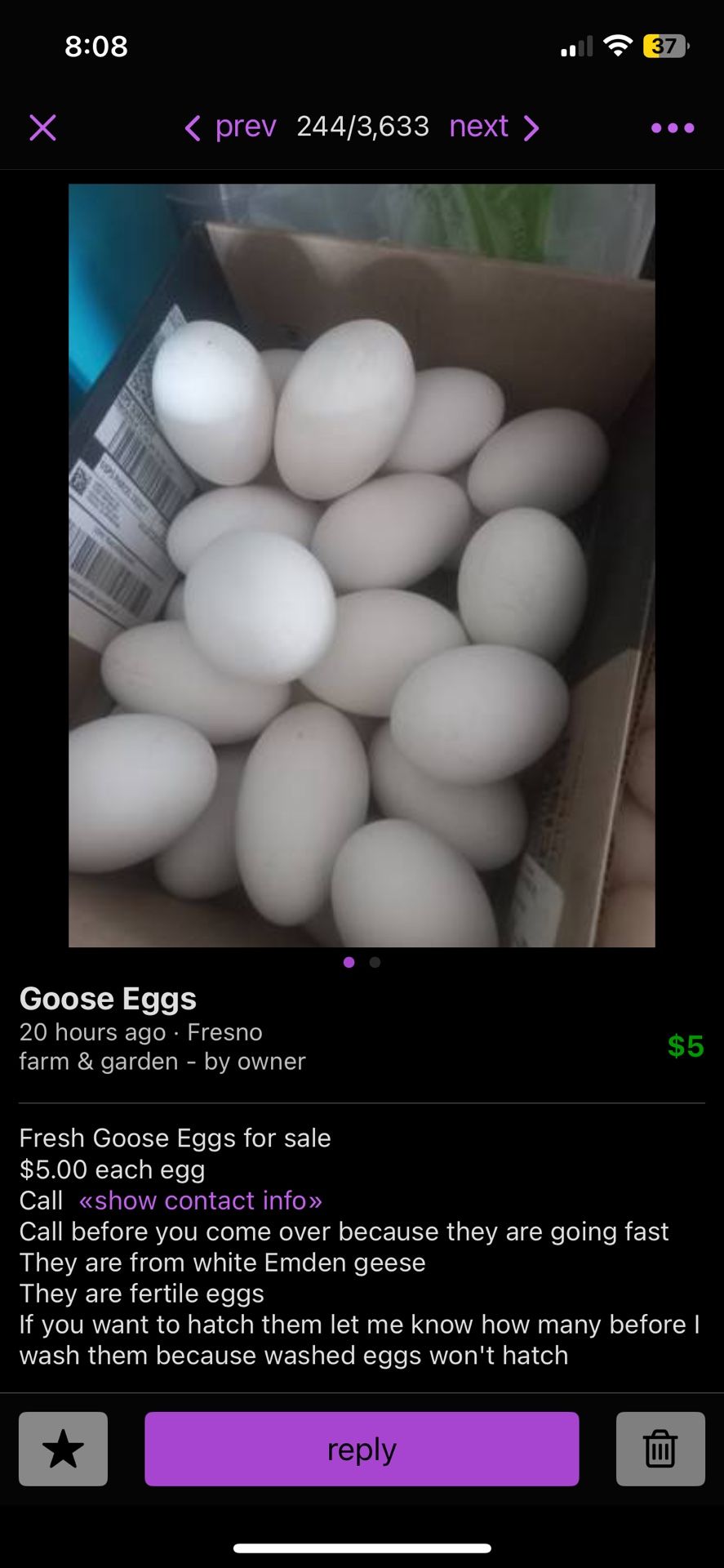 Hatching Eggs