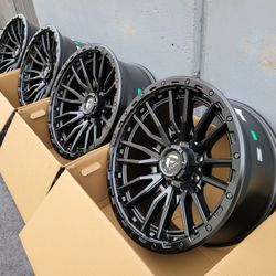 22" Fuel Rebel rims/wheels 22x10 -18mm offset