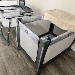 Baby Playpen With Bassinet