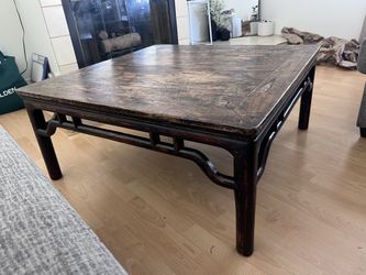 Wooden Table/Ottoman