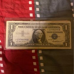 Star Dollar Bill 1957