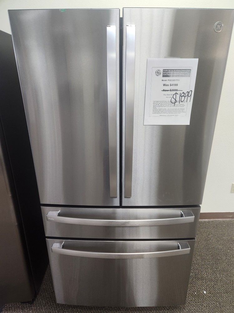 Profile 28.7 cu. ft. 4-Door French Door Refrigerator in Stainless Steel with Dual-Dispense Autofill Pitcher