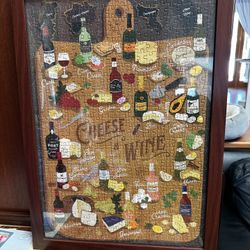Framed Wine puzzle