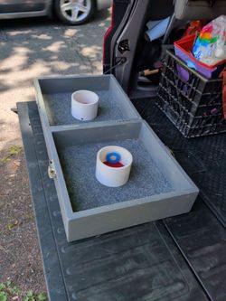 Justin Bieber mug shot washer toss yard game