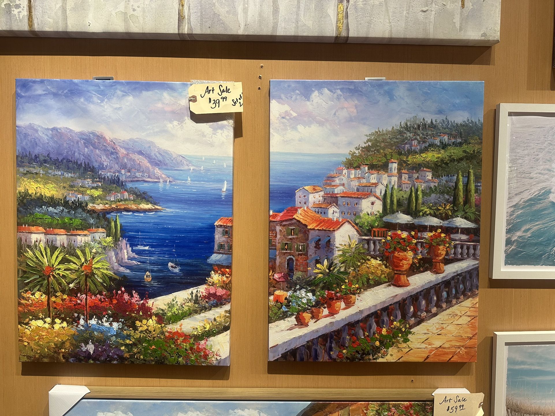 Art/ Canvas/ Oil Paintings/ Photograph On Canvas/ Horse Art/ Beach Art/ Abstract Art/ Italian Seaside Art