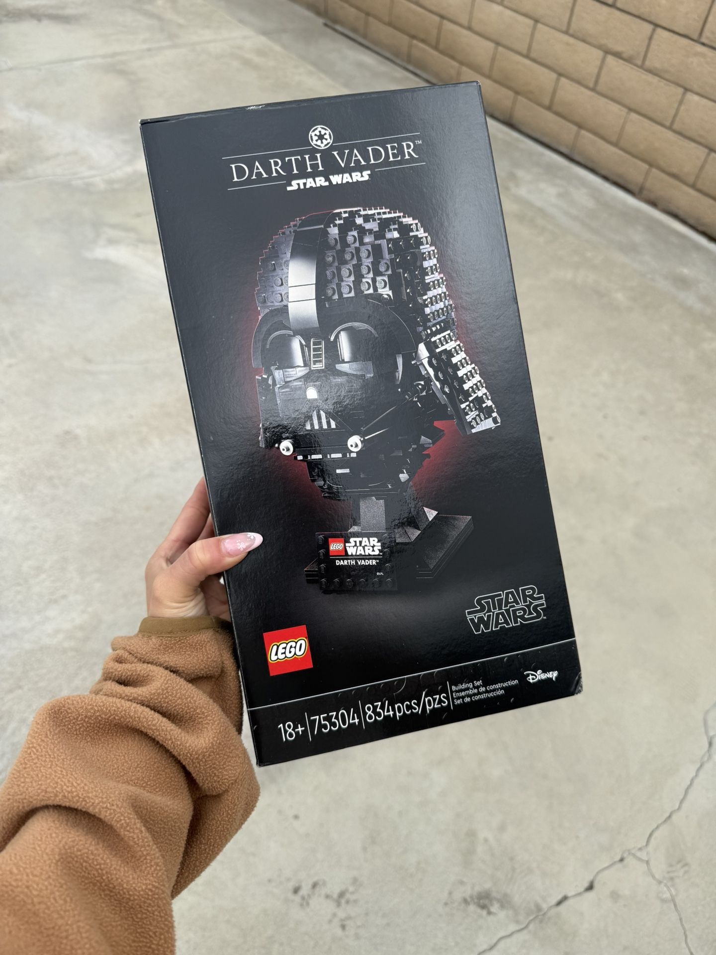 Darth Vader helmet Lego Set