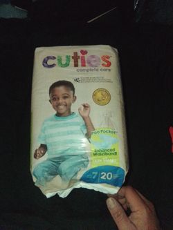 CUTIES COMPLETE CARE DIAPERS 20 PK