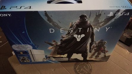 Rare and Sold Out US Version Sony Destiny Glacier White PS4 console Playstation 4 Game system bundle w Batman Game