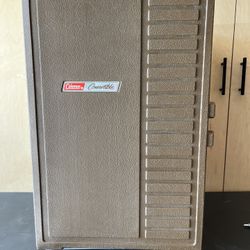 Vintage Coleman Convertible Dual Cooler Or Upright Fridge