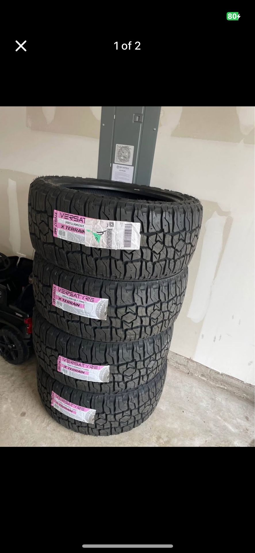 A X Terrain LT 33X12.50R22 *BRAND NEW* OBO