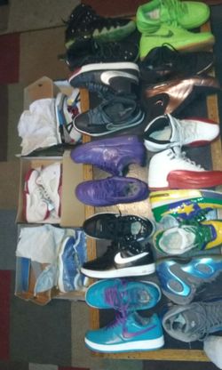 Kicks nikes jordans shoes size 7 threw 8
