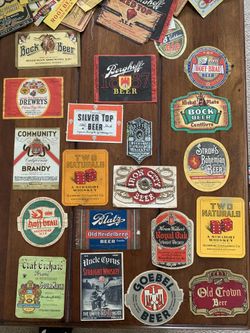 Vintage Beer And Liquor Labels