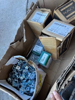 Electrical Hardware Lot – EMT Fittings, Mud Rings, Covers & Hardware – $45 OBO