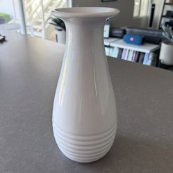 Beautiful White Vase (12.5” tall)