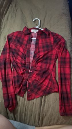 Plaid Small Button