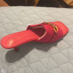 Newbella Pink Heels 8M