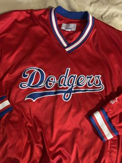 Dodgers Starter Satin Cursive Hooded Pullover