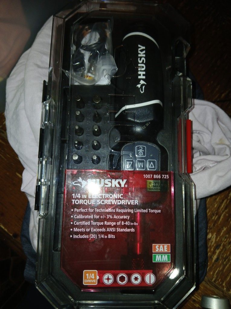 Husky Electronic torque screwdriver