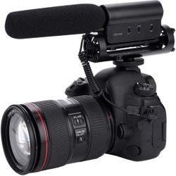 TAKSTAR SGC-598 Interview Microphone for Nikon/Canon Camera/DV Camcorder