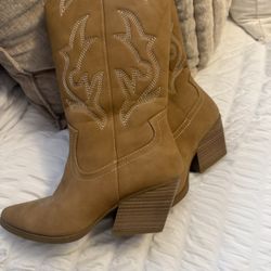 Tan Cowboy Boots 