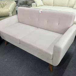 65”Pink Loveseat ，$180