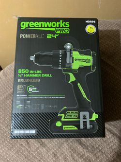 Greenworks pro 1/2” hammer drill