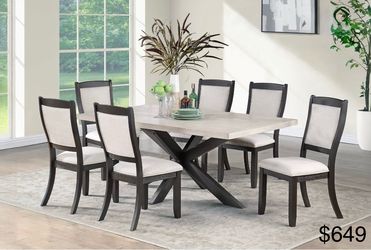 7 pc dining table set