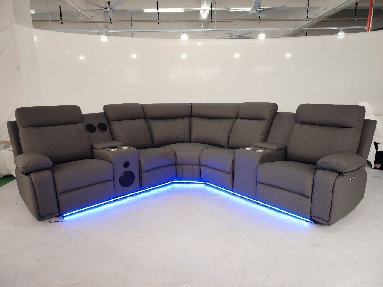 Power Recliner Sectional Sofa
