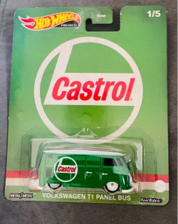 Hot Wheels Premium Castrol VW T1 Panel Bus