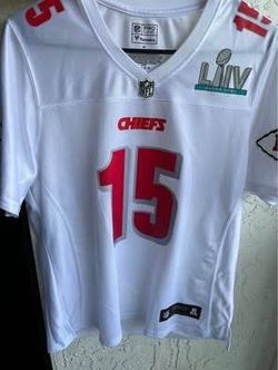 Pat Mahomes Super Bowl LIV jersey and KC Chiefs Super Bowl LIV hat