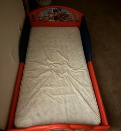 Paw Patrol Toddler Bed With Mattress