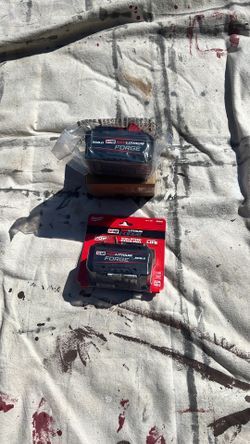 Milwaukee battery s.    (2).  Forge.   8.0  Redlithium