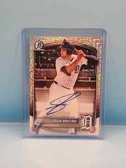 2025 Bowman Chrome Josue Briceno Mega Auto Mojo #BMA-JB