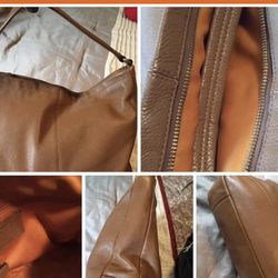 Coach leather tote medium 