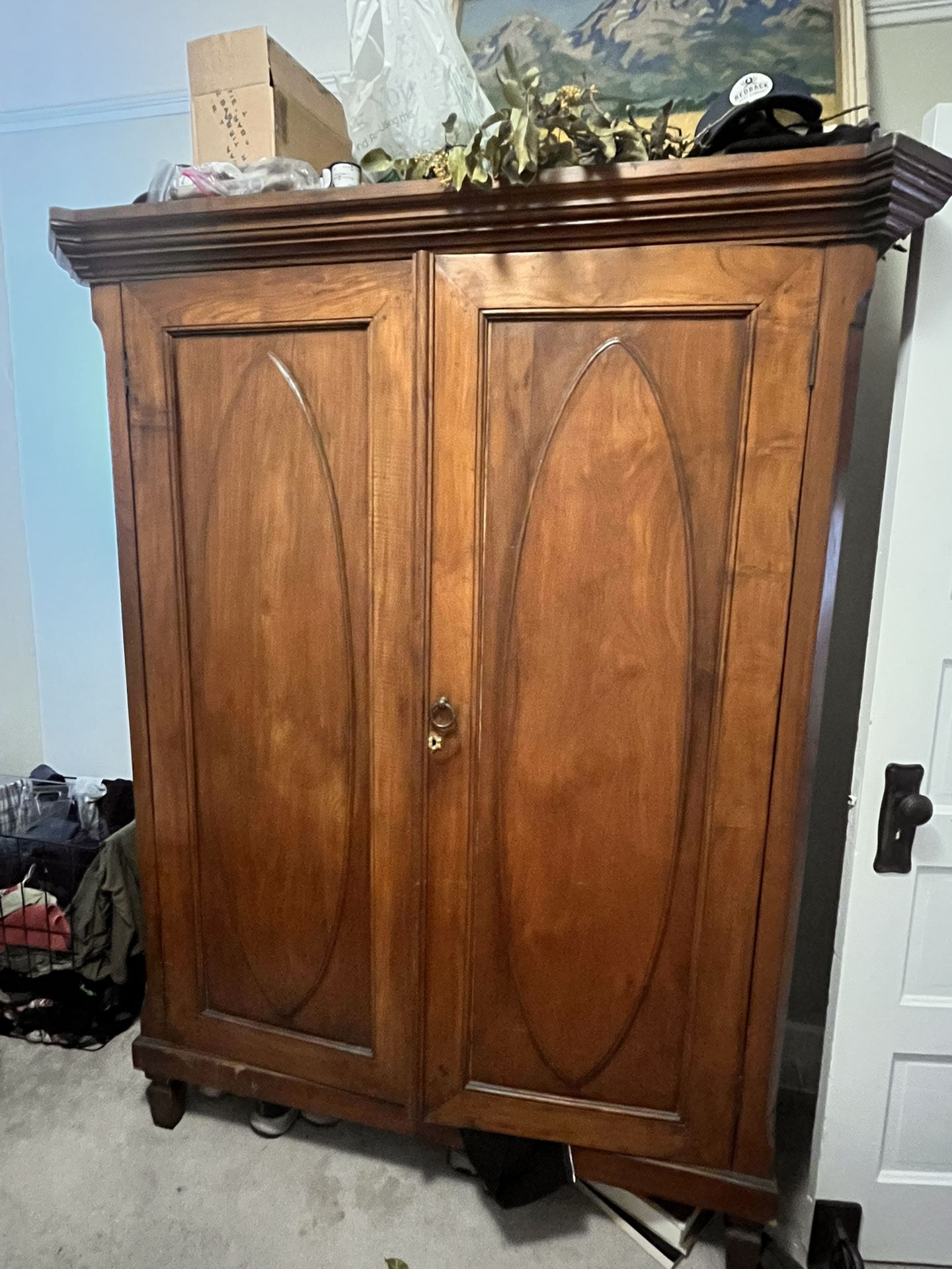 Big Beautiful Wood Armoire