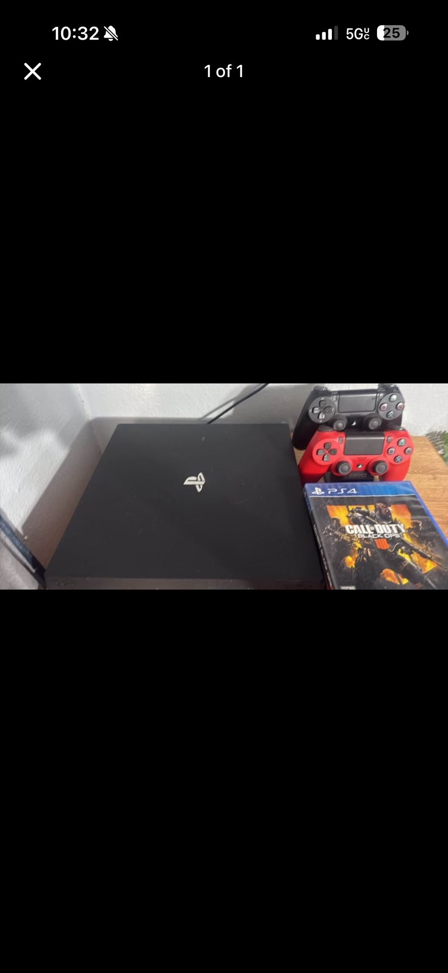 PS4 Pro With Games And Controll