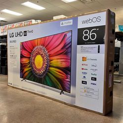 LG 86” Inch 4K HDR Smart TV 