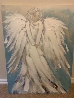 Kirklands Angel Acrylic Wall Art