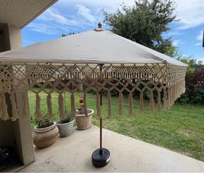 New Fringe 9’ Patio Umbrella
