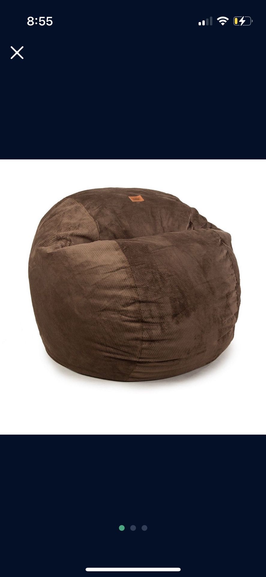 Chorduroy Bean bag Bed