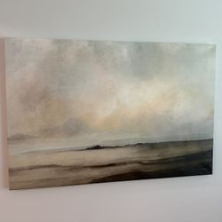 Large Canvas Wall Art – Neutral Landscape