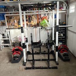 Weider Cage And Weights