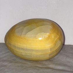 Yellow Banded Onyx Egg