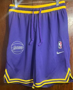 Nike Los Angeles Lakers DNA Purple NBA Logo Basketball Shorts Men’s Size Medium New
