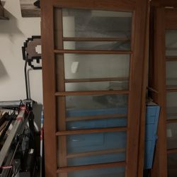  French Doors W. Tempered  Glass (Custom Made)