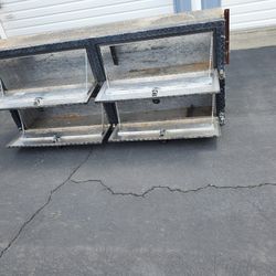 2 Truck Side Toolboxes  72 X12 3/16  X16 Need New Keys 