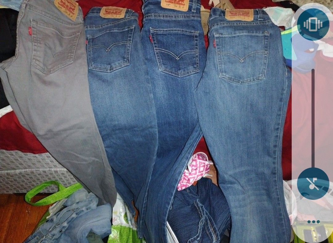 Boy Clothes Jeans Size 12 And 10 Shoes Size 1y 2y3y All For $50