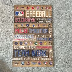 Baseball Wall Decor Boys Bedroom 