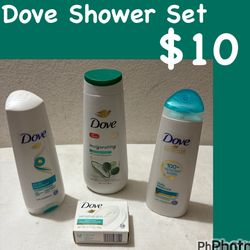 Dove Shower Set