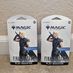 2 Magic The Gathering Final Fantasy Booster Play Booster Packs